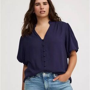 Navy Blue Women's Top
